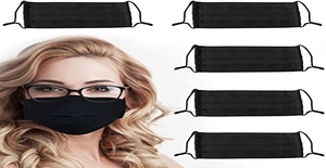  - SendUsMasks Pack of 5 Reusable Cloth Face Covering, with Adjustable Ear Loops, Adjustable Nose Piece Mask.