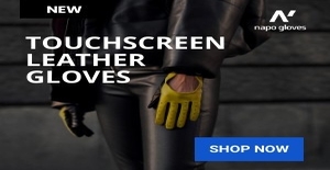 napo gloves - Leather Gloves. Modern touchscreen technology and classic design.