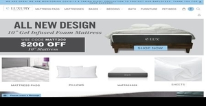 eLuxury - Bring Luxury Home with Mattress Pads, Mattress Toppers, Mattresses, Platform Beds & Sheet Sets from eLuxury. Free Shipping On Orders $50+.