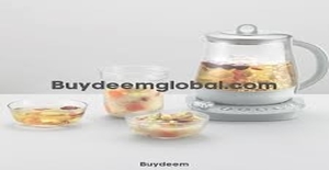 Buydeem - Buydeem Health-Care Beverage Tea Maker Kettle K2693 Pink. Knob button Warm milk cooking baby food.