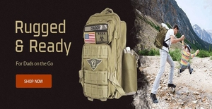  - It was this lack of cool dad gear that led us to create the Tactical Dad Pack, also known as the D.O.D.D (Dad on Diaper Duty).