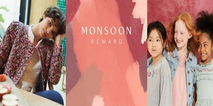Monsoon - Reward Benefits.Become a memeber and get 15% Off First Purchase.+2% Cash Back